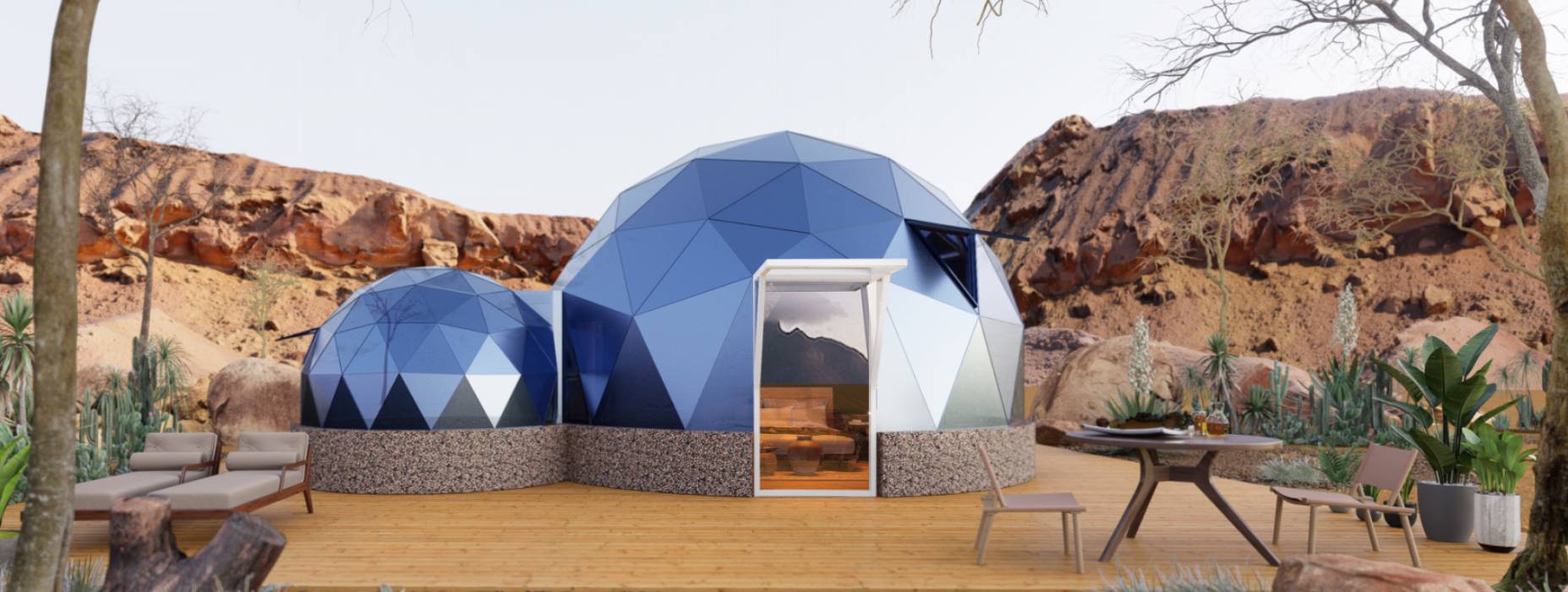 杜尔伯特球形智能光伏玻璃星空房